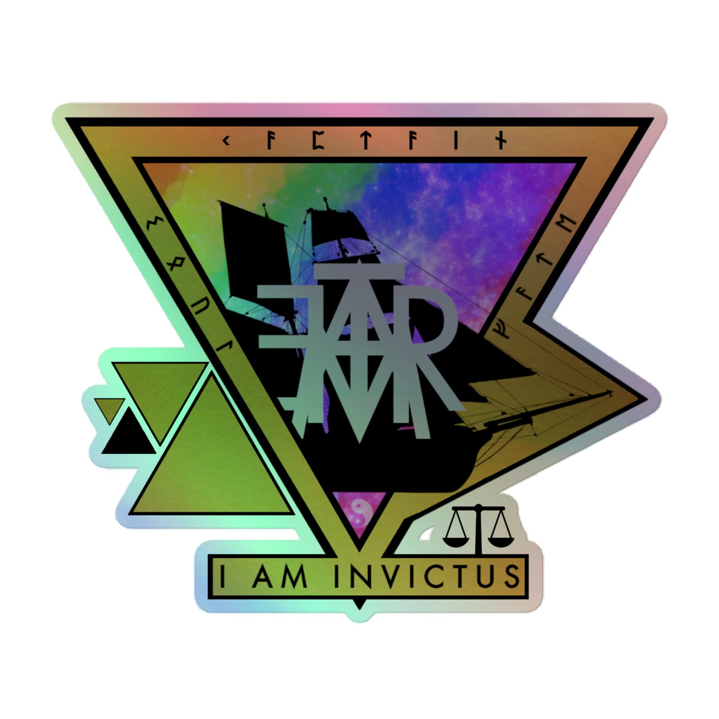 I AM INVICTUS STICKER
