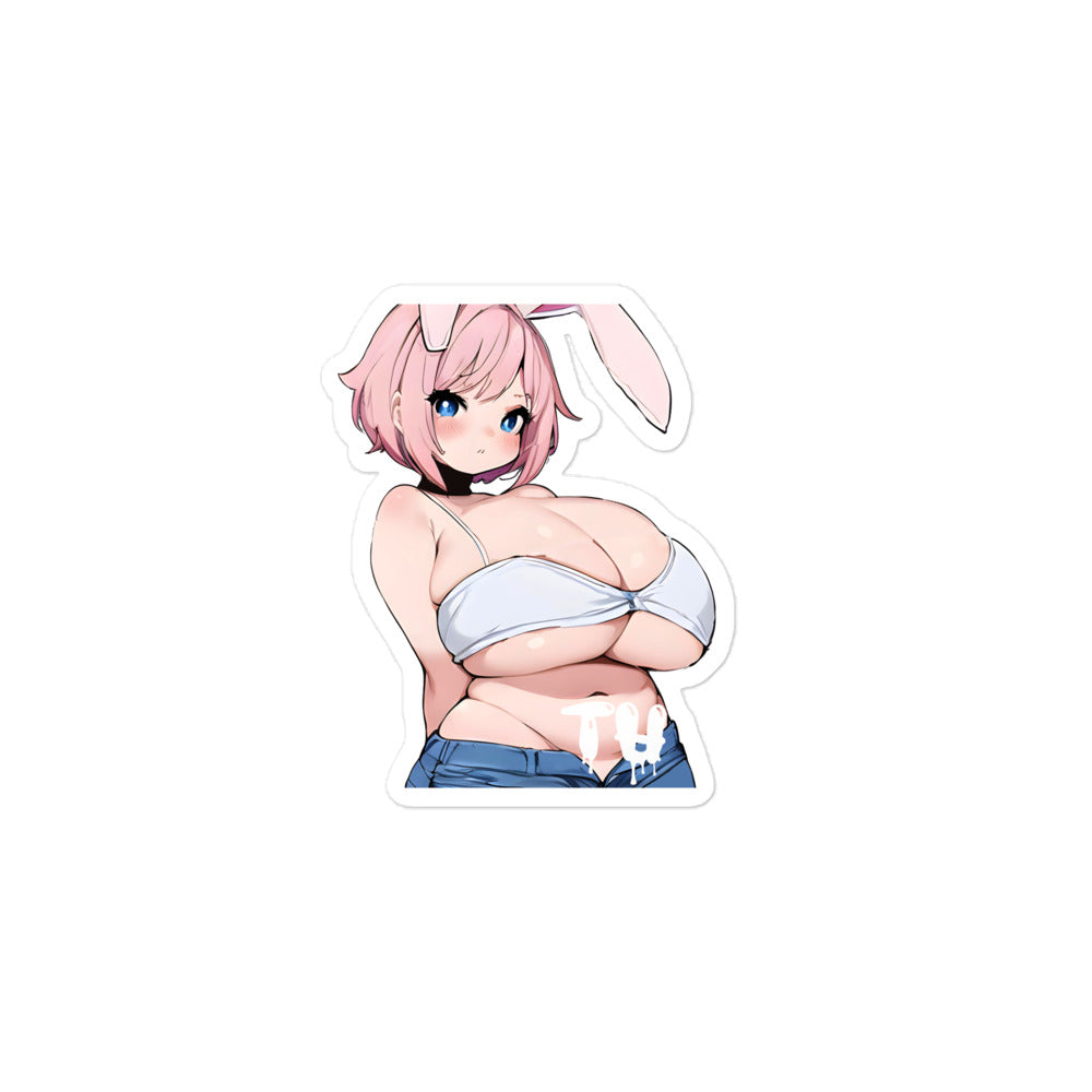 Cummy Bunny Girl Sticker