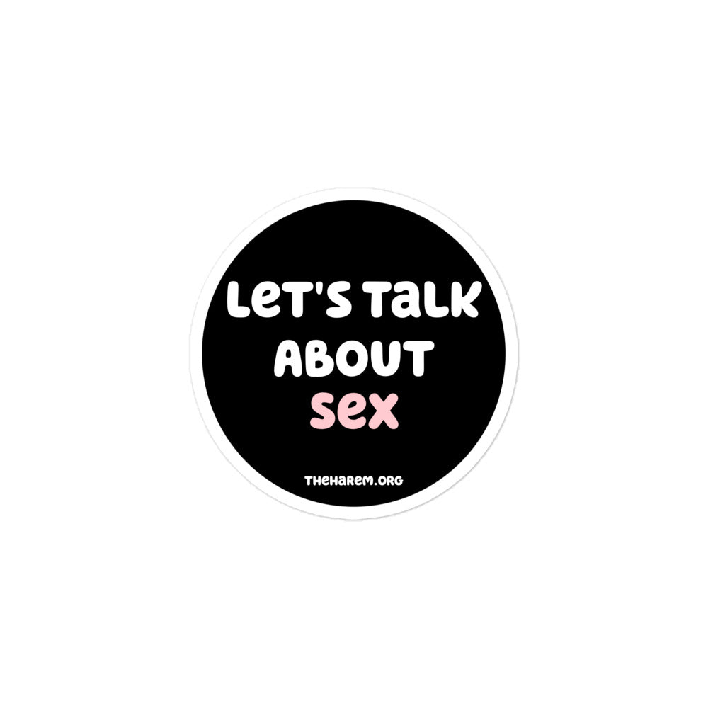 The Harem Lets Talk About Sex Sticker 