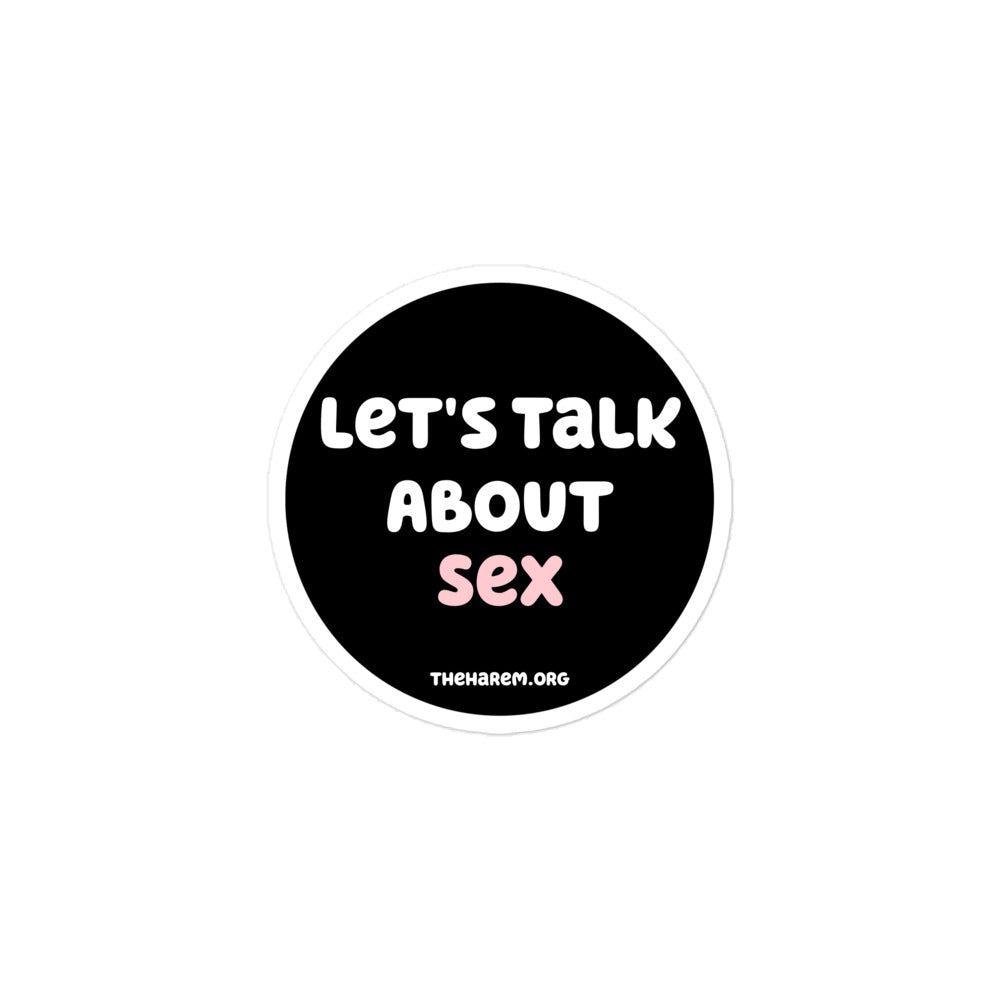 The Harem Let's Talk About Sex Sticker