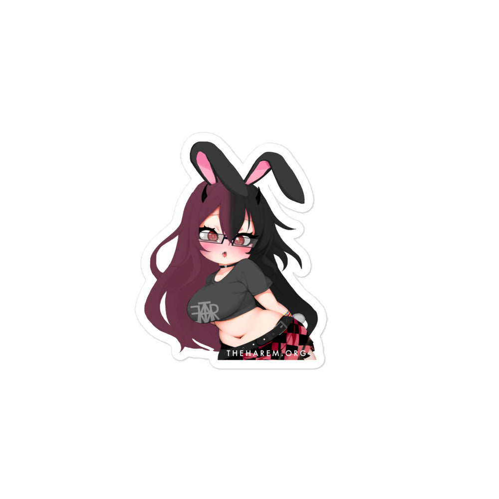 Lily, The Harem Bunny Girl Sticker (Scene Girl Edition)