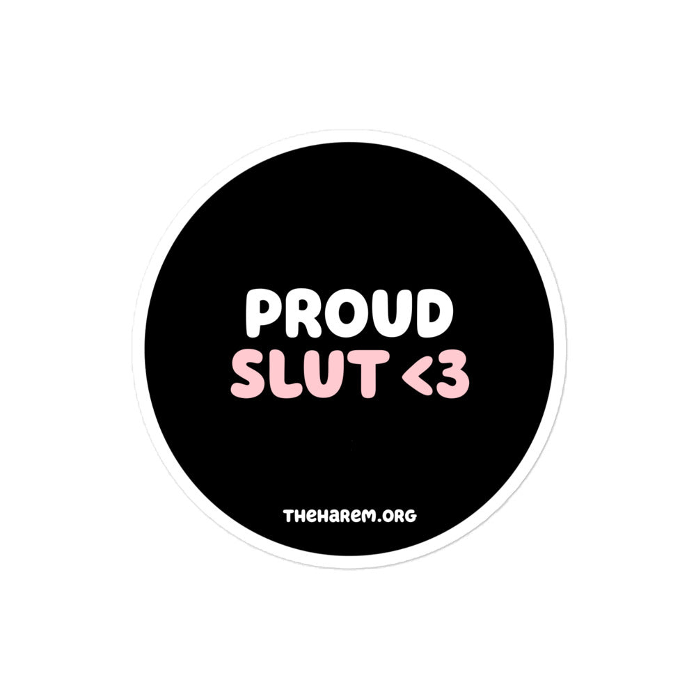 The Harem Proud Slut Sticker