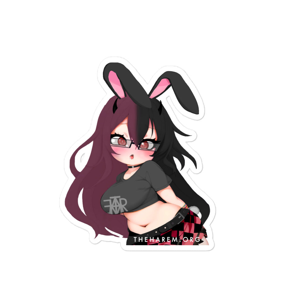 Lily, The Harem Bunny Girl Sticker (Scene Girl Edition)