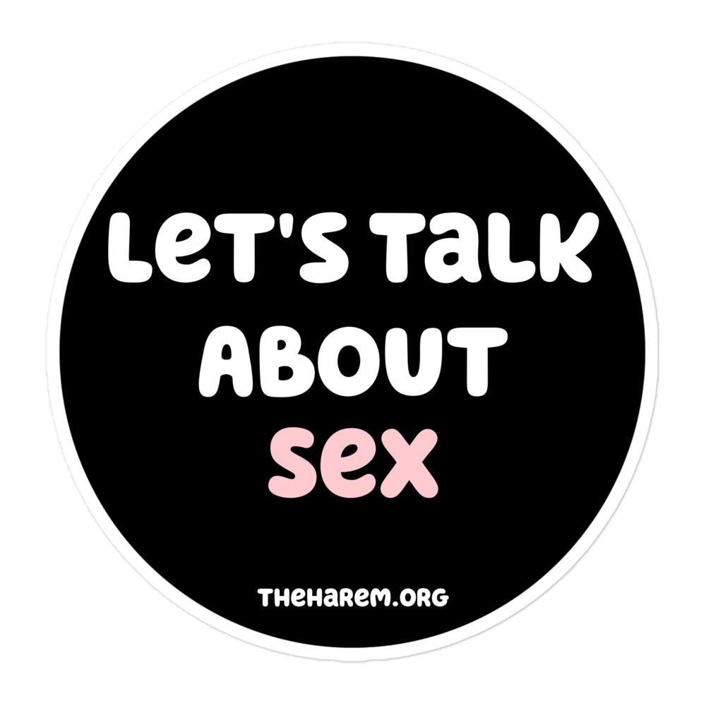 The Harem Lets Talk About Sex Sticker