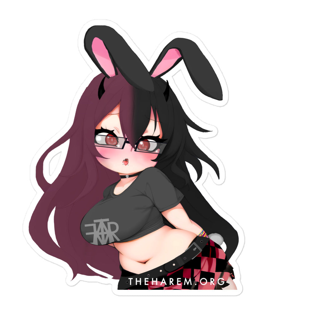 Lily, The Harem Bunny Girl Sticker (Scene Girl Edition)